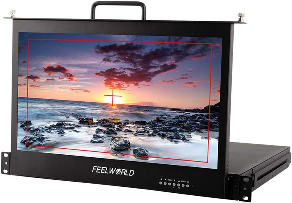 17.3 Inch Pullout Rackmount Monitor Full HD HDMI N4164
