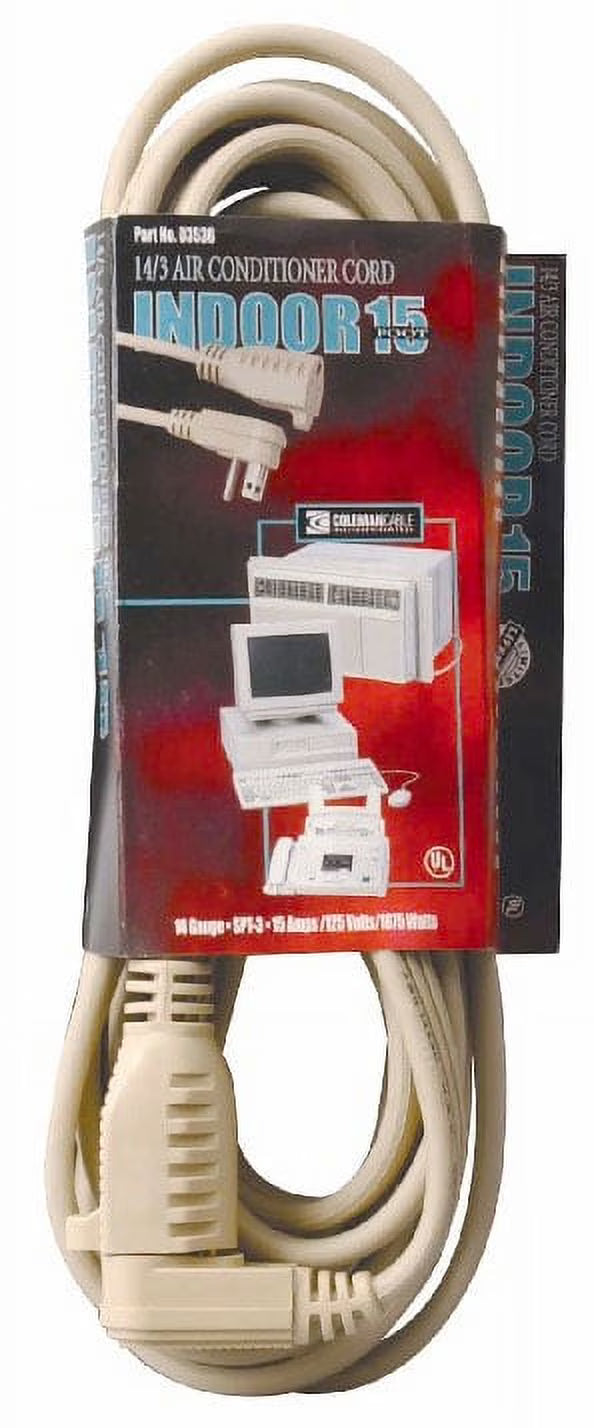 14/3 15' Beige SPT-3 Extension Cord T9610