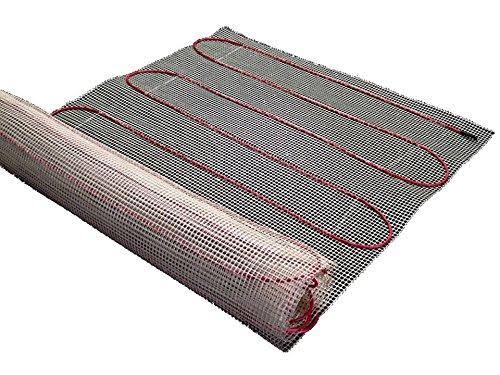 120 V Electric Radiant Floor Heating Mat with Programmable Thermostat Q318