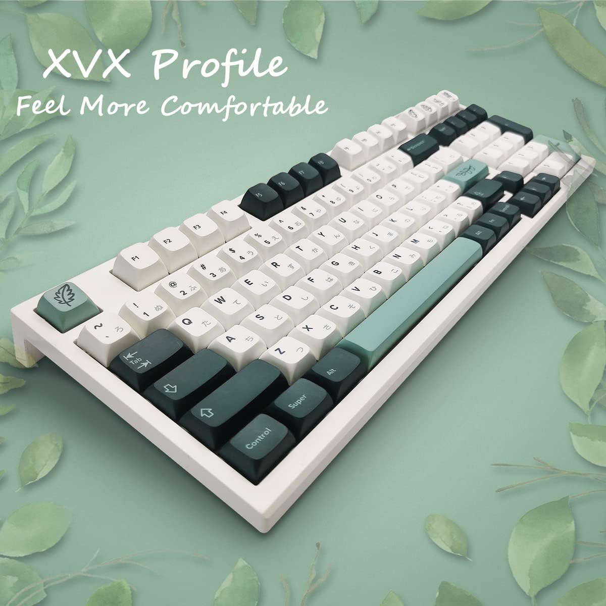 147 Keys PBT Botanical Keycaps for Mechanical Keyboard B9044