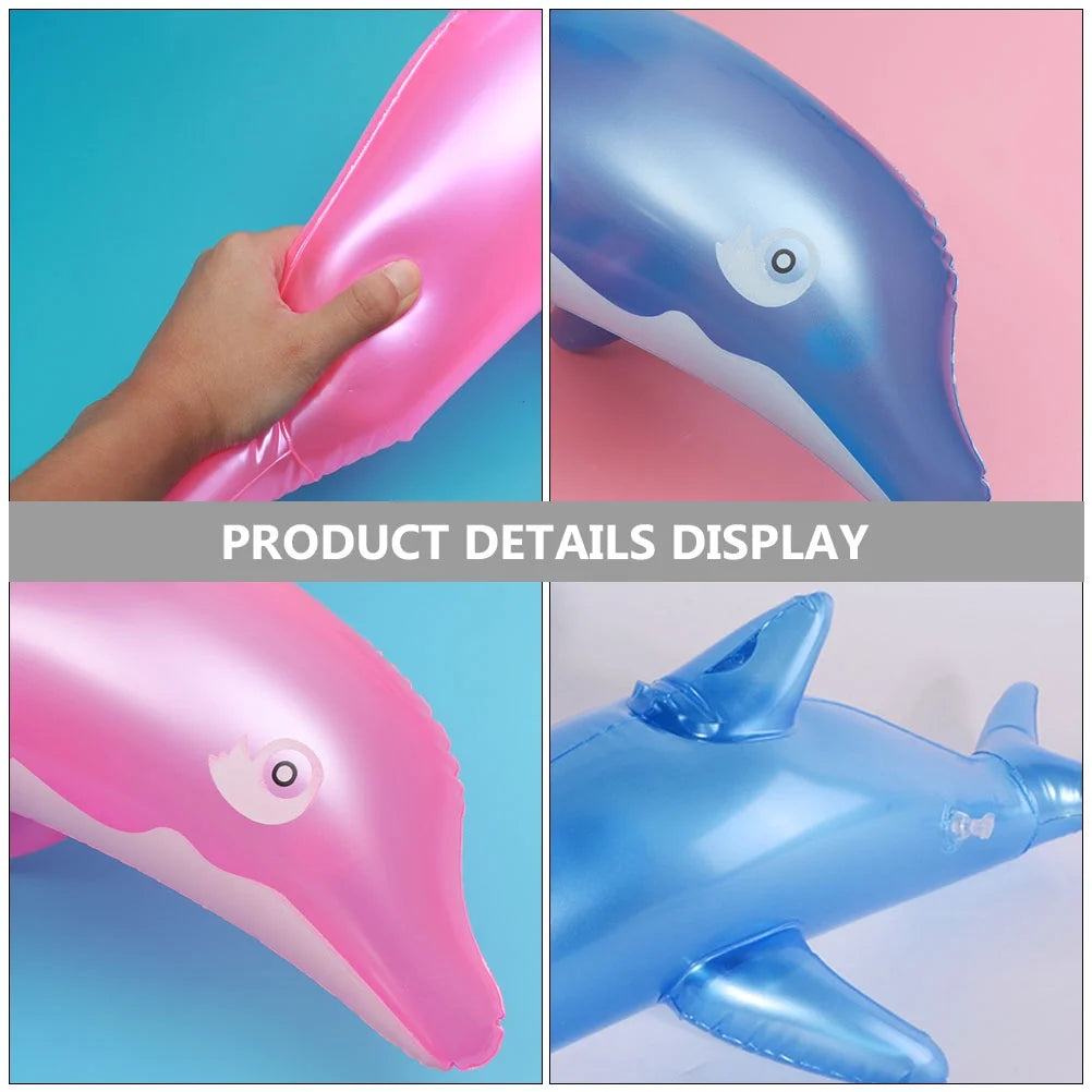 12 Pcs Dolphin Inflatable Pool Toy T42433