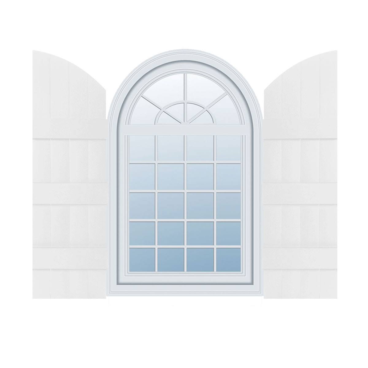 14 inchw x 57 inchh Vinyl Shutters J4916