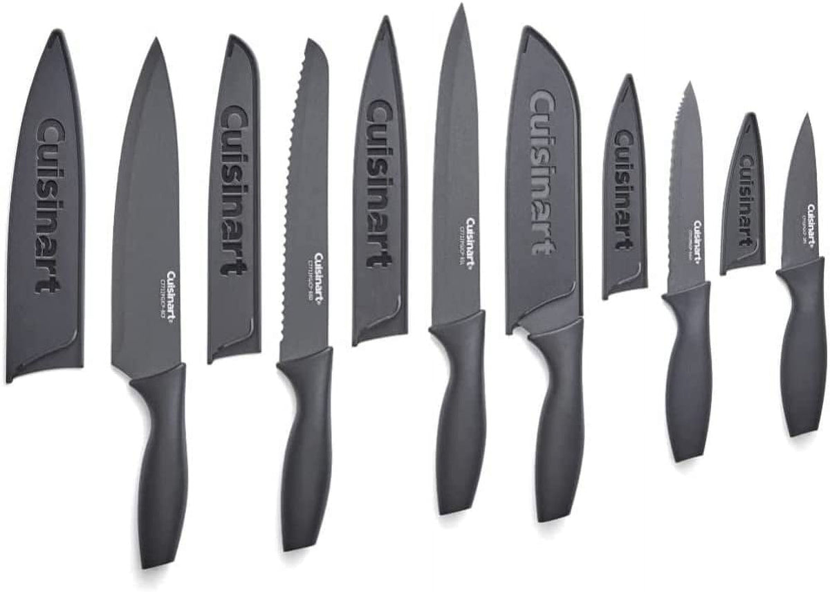 11-Piece Nonstick Hard-Anodized Cookware Set with 12 Piece Ceramic Coated Cutlery Set Z6556