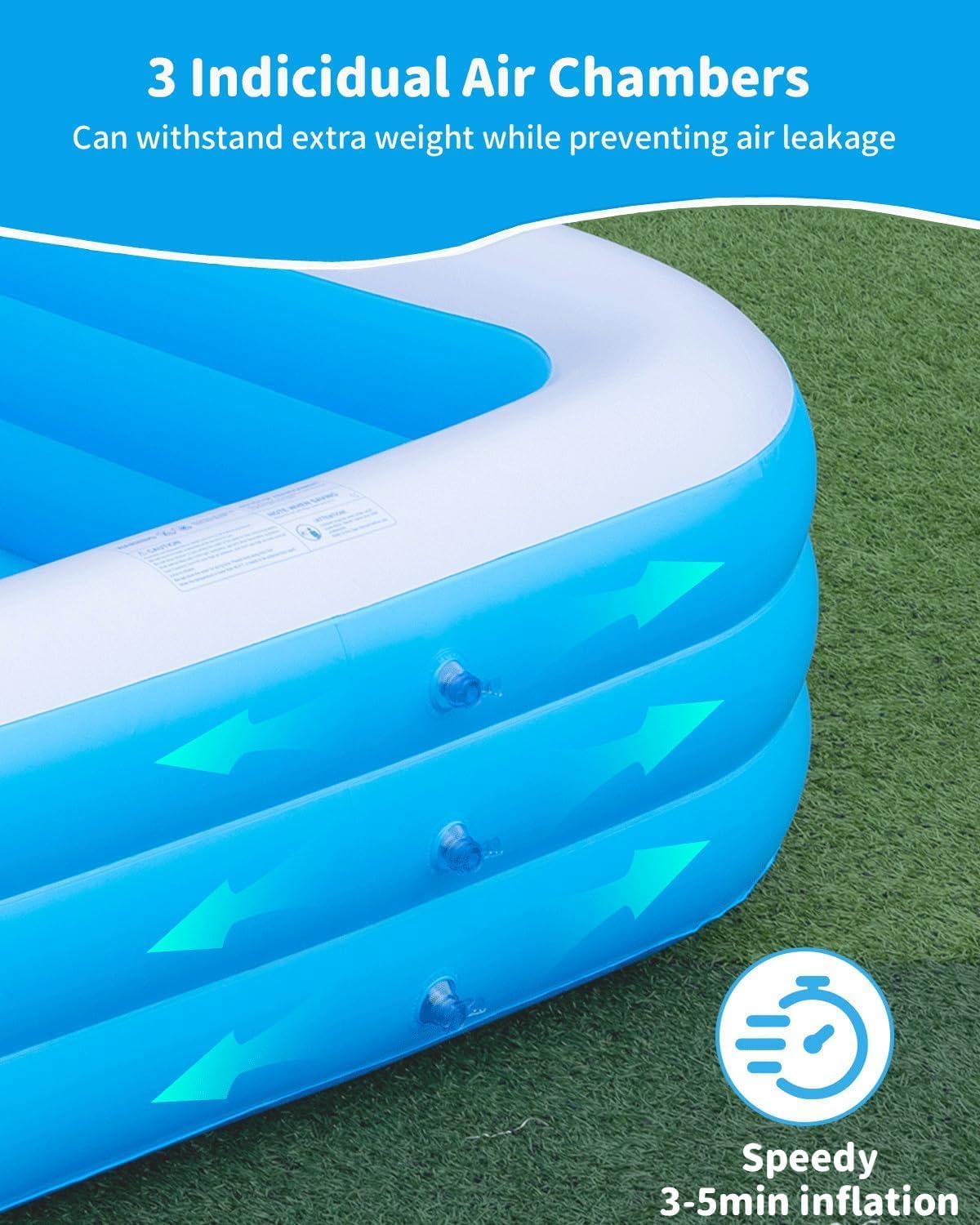 145"x74"x22" Inflatable Pool G9811