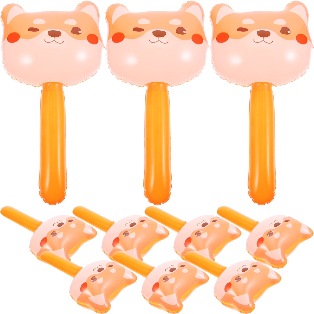 10pcs Inflatable Hammer Toys with Bell Inside W541434