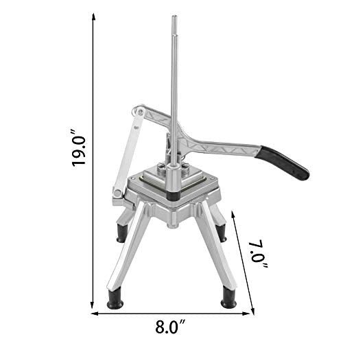 1/2″ Blade Stainless Steel Vegetable Fruit Chopper O303646