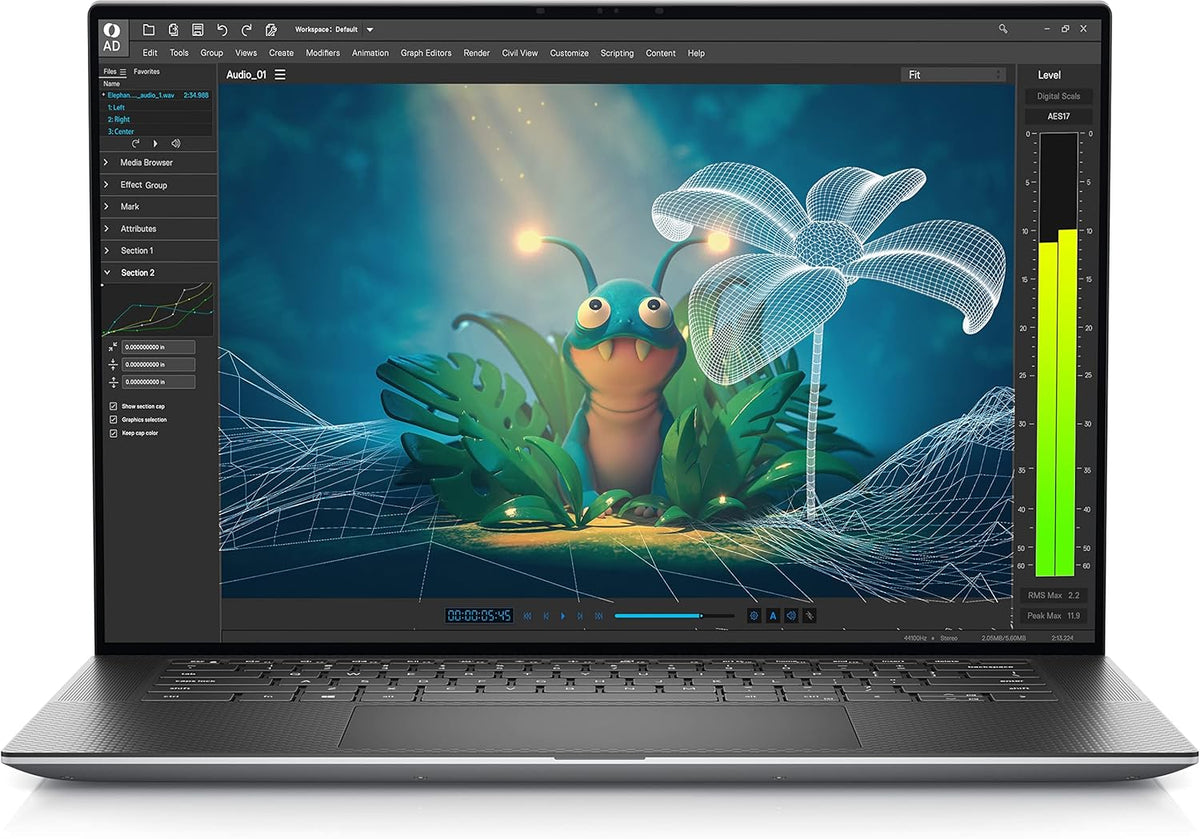 15.6" FHD+ Workstation Laptop Core i7 256GB SSD 32GB RAM RTX A2000 Win 11 Pro T879