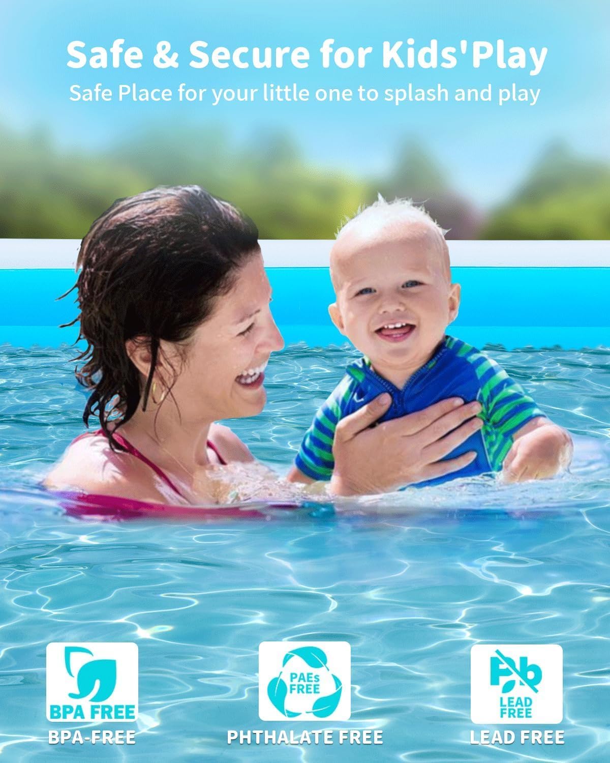 145"x74"x22" Inflatable Pool G9811