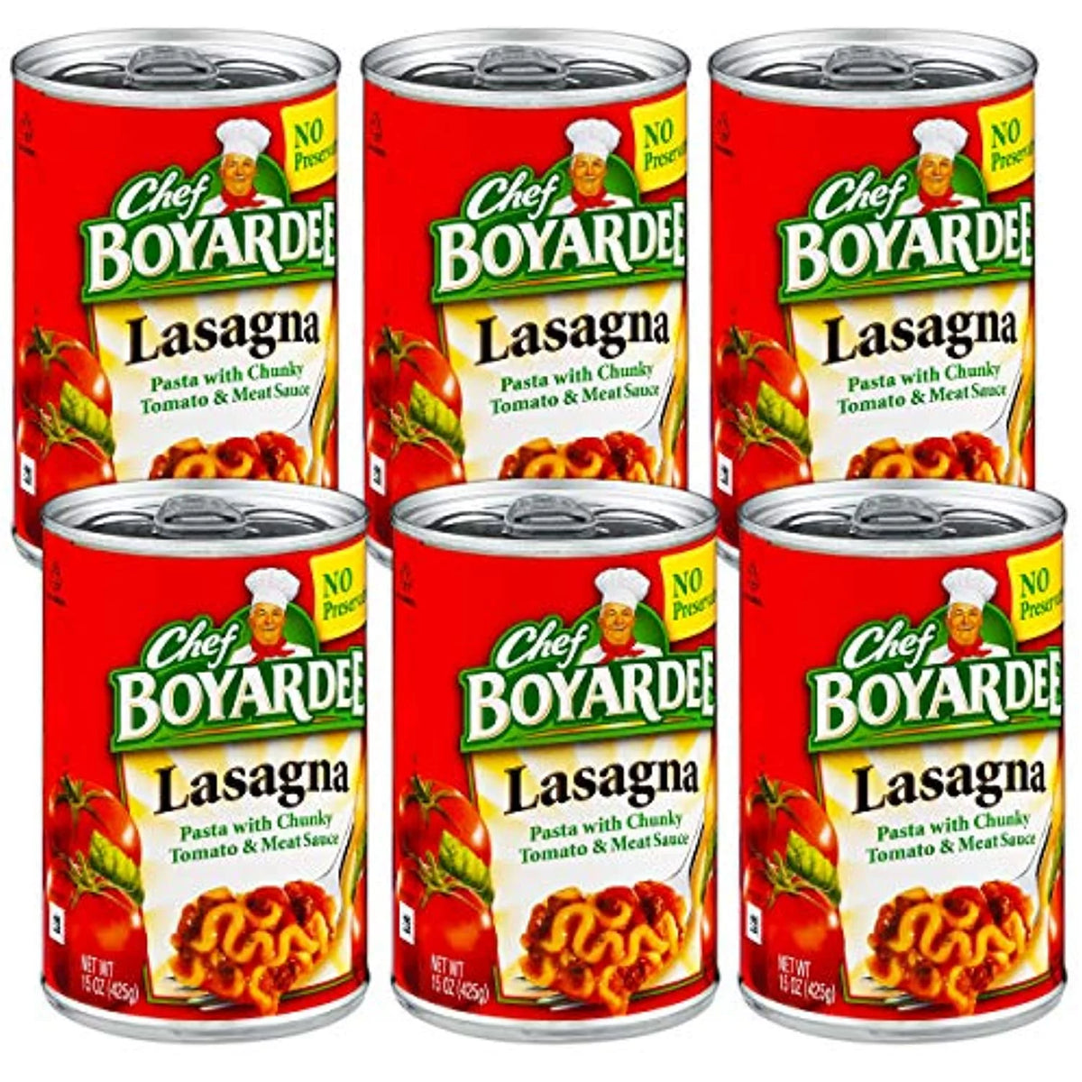 15 Oz Can Lasagna (Pack Of 6) J768