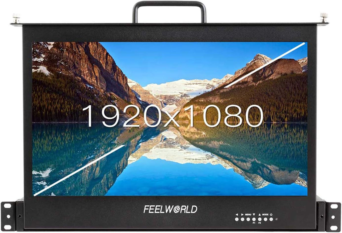 17.3 Inch Pullout Rackmount Monitor Full HD HDMI N4164