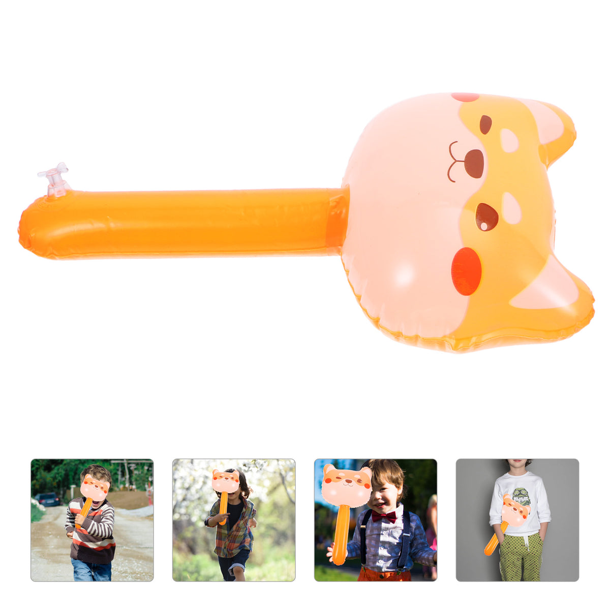 10pcs Inflatable Hammer Toys with Bell Inside W541434