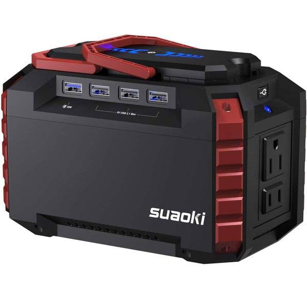 150Wh/100W Portable Power Station with Dual 110V AC Outlet Y3937